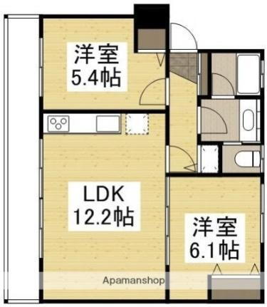 クレール学南運動公園 3階 2LDK 賃貸物件詳細