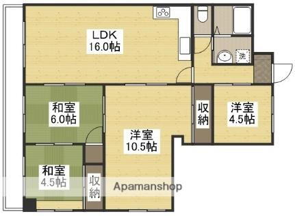 ＹＳビル岡南 3階 4LDK 賃貸物件詳細