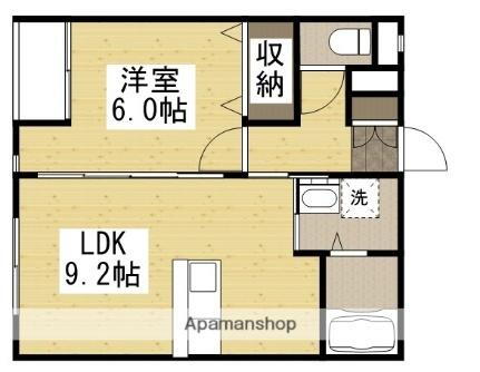岡山県岡山市北区中井町2丁目 法界院駅 1LDK アパート 賃貸物件詳細