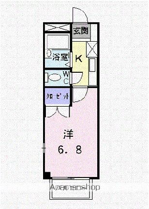 岡山県岡山市中区平井1丁目 岡山駅 1K アパート 賃貸物件詳細