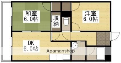 シティハイツ清水 6階 2DK 賃貸物件詳細