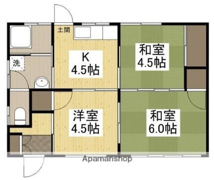 岡山県岡山市南区当新田 備前西市駅 3K 一戸建て 賃貸物件詳細
