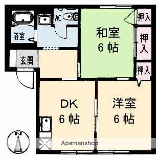 岡山県岡山市東区瀬戸町光明谷 瀬戸駅 2DK アパート 賃貸物件詳細