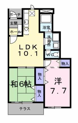 岡山県和気郡和気町衣笠 和気駅 2LDK アパート 賃貸物件詳細