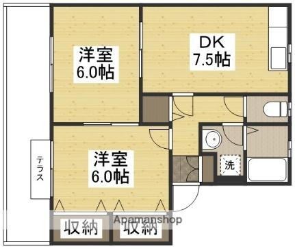 岡山県都窪郡早島町若宮 早島駅 2DK アパート 賃貸物件詳細