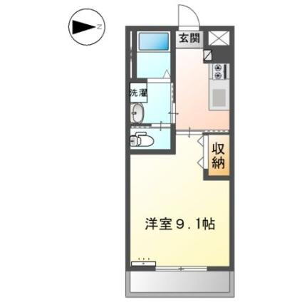 メゾン　サフィール 2階 1K 賃貸物件詳細