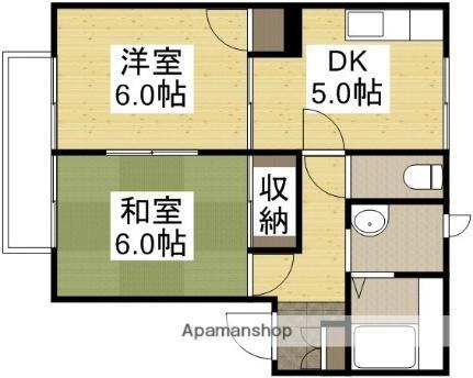 岡山県岡山市北区庭瀬 庭瀬駅 2DK アパート 賃貸物件詳細