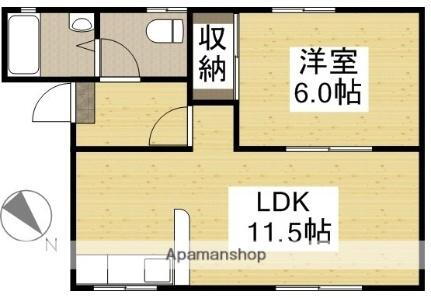 岡山県倉敷市福島 倉敷駅 1LDK アパート 賃貸物件詳細