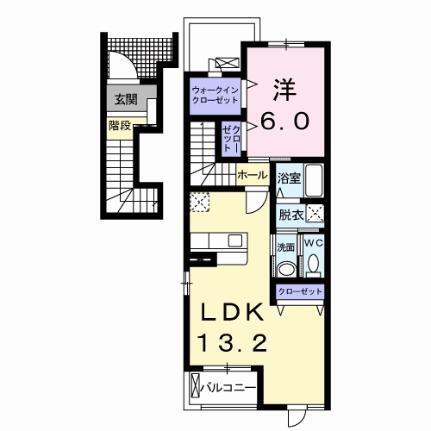 ミルト　Ｂ 2階 1LDK 賃貸物件詳細