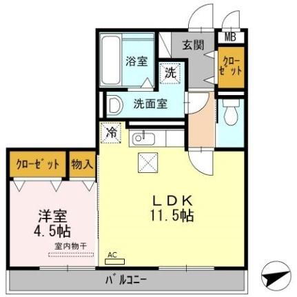 岡山県岡山市南区新保 備前西市駅 1LDK アパート 賃貸物件詳細