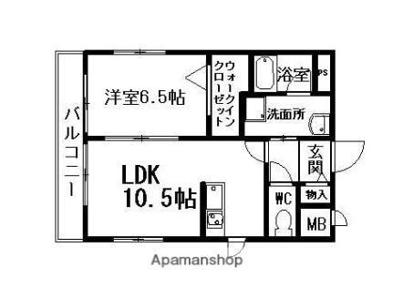 岡山県岡山市北区富田町1丁目 岡山駅 1LDK マンション 賃貸物件詳細