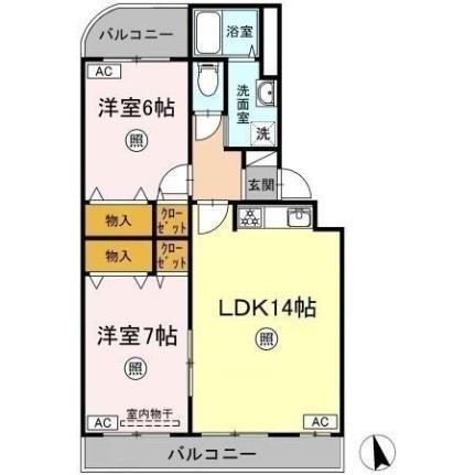 岡山県倉敷市安江 球場前駅 2LDK マンション 賃貸物件詳細