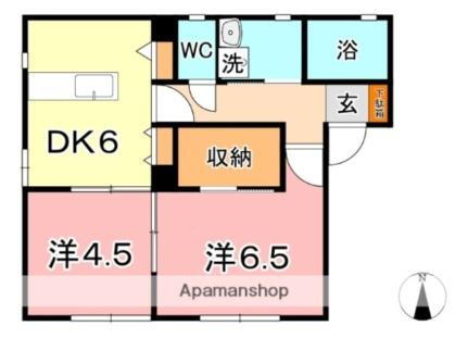 岡山県総社市中央6丁目 東総社駅 2DK アパート 賃貸物件詳細