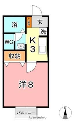 岡山県倉敷市大内 倉敷市駅 1K アパート 賃貸物件詳細