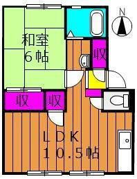 メゾンセンチュリー 1階 2DK 賃貸物件詳細
