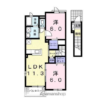 岡山県井原市七日市町 井原駅 2LDK アパート 賃貸物件詳細