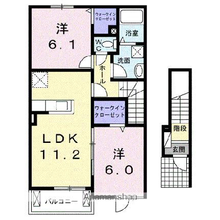 岡山県倉敷市真備町箭田 吉備真備駅 2LDK アパート 賃貸物件詳細