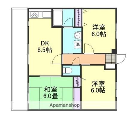 アルバ倉敷 3階 3DK 賃貸物件詳細