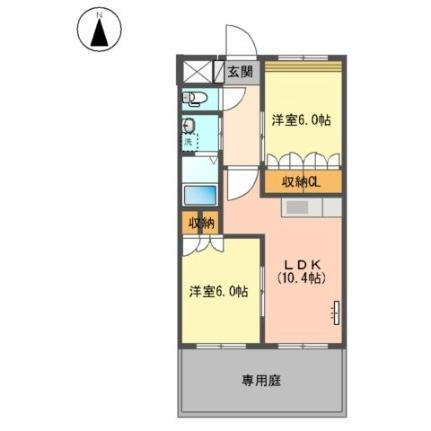 Ｈａｍａステイツ 1階 2LDK 賃貸物件詳細