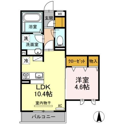 広島県福山市南本庄2丁目 福山駅 1LDK アパート 賃貸物件詳細