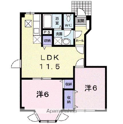 広島県福山市瀬戸町大字地頭分 備後赤坂駅 2LDK アパート 賃貸物件詳細