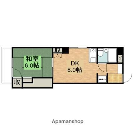 北原ビル 4階 1DK 賃貸物件詳細