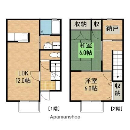ファミーユうらた壱番館 1階 2LDK 賃貸物件詳細