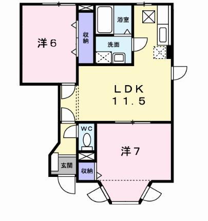 徳島県鳴門市鳴門町高島字南 鳴門駅 2LDK アパート 賃貸物件詳細