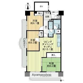 香川県高松市木太町 木太町駅 3LDK マンション 賃貸物件詳細