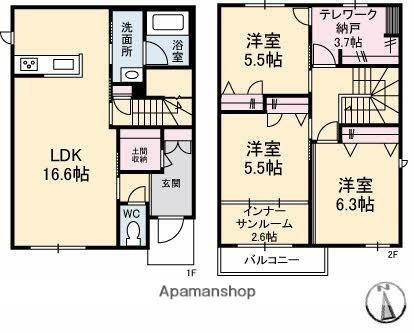 香川県高松市木太町 林道駅 3SLDK 一戸建て 賃貸物件詳細