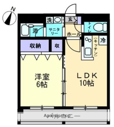 ａｍ’ｓ４観光町 2階 1LDK 賃貸物件詳細