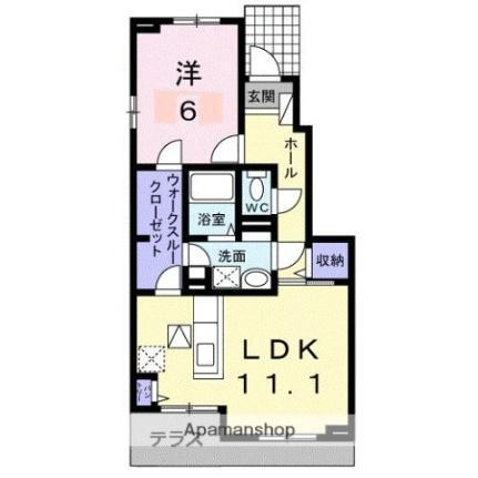 レスポアールＢ 1階 1LDK 賃貸物件詳細