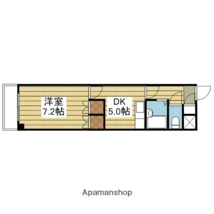 愛媛県松山市小坂1丁目 勝山町駅 1DK マンション 賃貸物件詳細