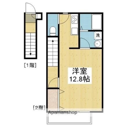 愛媛県東温市志津川 田窪駅 1K アパート 賃貸物件詳細