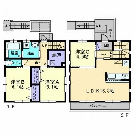 愛媛県東温市樋口 横河原駅 3LDK 一戸建て 賃貸物件詳細