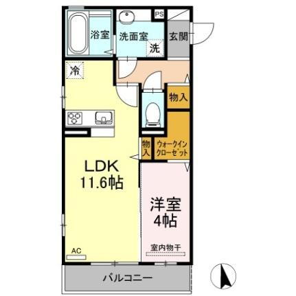 愛媛県松山市鷹子町 久米駅 1LDK アパート 賃貸物件詳細
