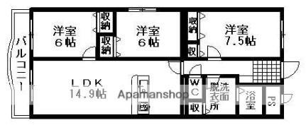 愛媛県松山市北土居5丁目 3LDK マンション 賃貸物件詳細