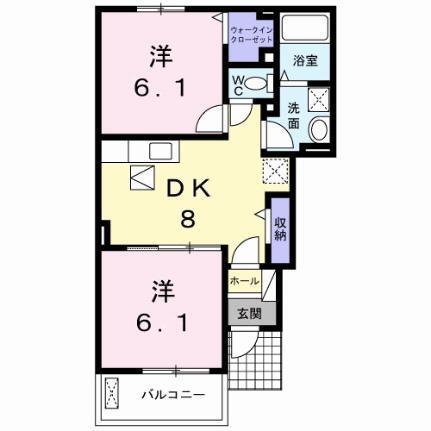 愛媛県松山市祝谷6丁目 2DK アパート 賃貸物件詳細