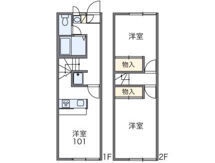 愛媛県松山市愛光町 宮田町駅 2DK アパート 賃貸物件詳細