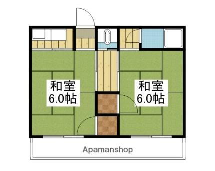 愛媛県松山市北斎院町 松山駅 2K アパート 賃貸物件詳細