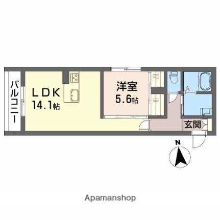 愛媛県東温市野田2丁目 梅本駅 1LDK アパート 賃貸物件詳細