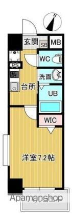 福岡県福岡市南区那の川2丁目 西鉄平尾駅 1K マンション 賃貸物件詳細