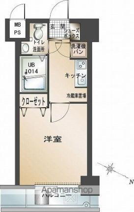 福岡県福岡市博多区博多駅前3丁目 博多駅 1K マンション 賃貸物件詳細