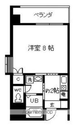 エミリエ大濠 4階 1K 賃貸物件詳細