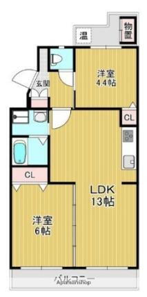 エメラルドマンション比恵 5階 2LDK 賃貸物件詳細