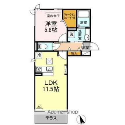 福岡県糟屋郡粕屋町内橋西2丁目 柚須駅 1LDK アパート 賃貸物件詳細