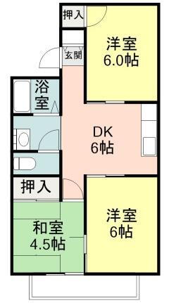 熊本県八代市古閑中町 新八代駅 3DK アパート 賃貸物件詳細