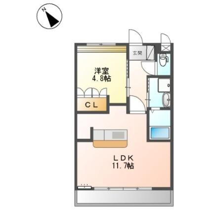 大分県大分市大字森町 1LDK アパート 賃貸物件詳細
