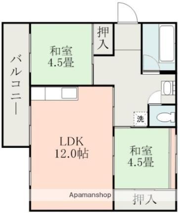 鹿児島県鹿児島市谷山中央2丁目 3DK マンション 賃貸物件詳細