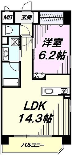 ＧＲＡＮＤ　ＨＩＶＥ 9階 1LDK 賃貸物件詳細